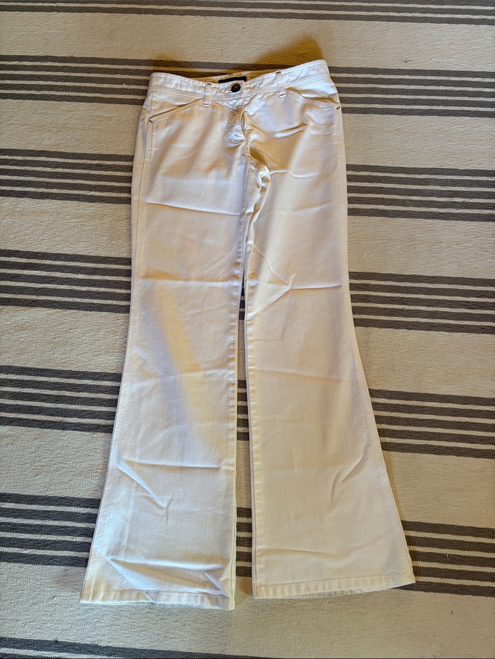 Theory Cream Chino Pants